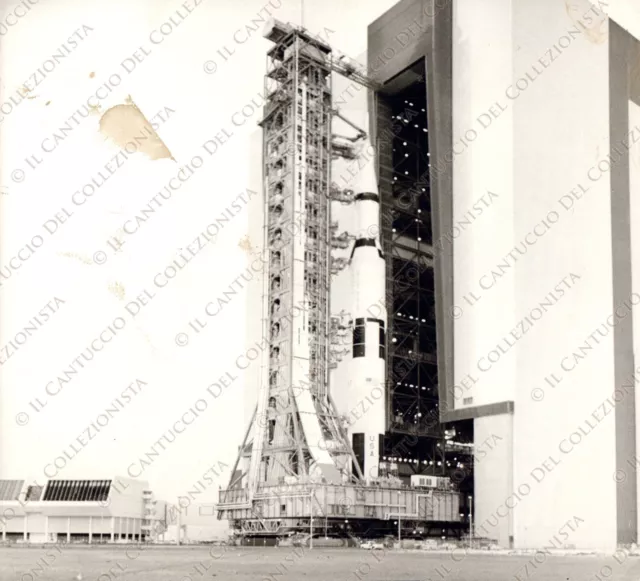 1971 USA Saturn V Apollo 15 lunar Shuttle astronauts Press Photo