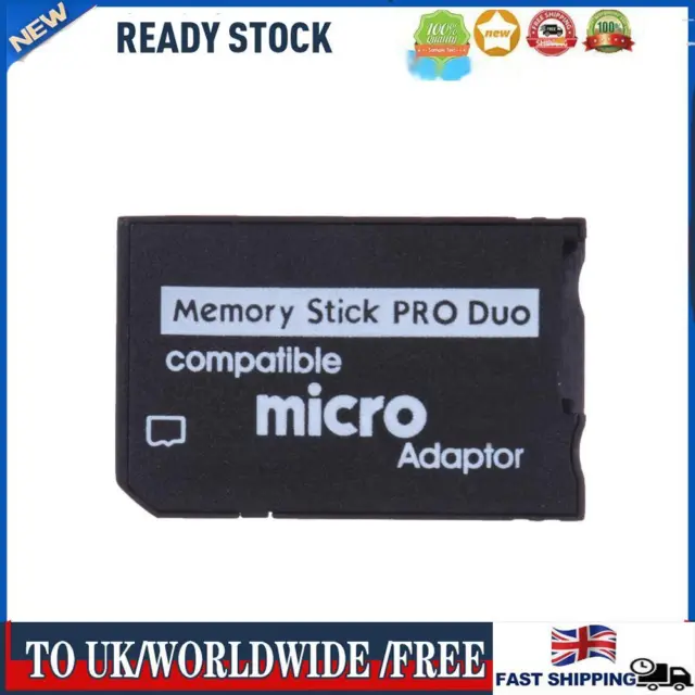 TF To MS Card Memory Stick Card Adapter Plug and Play Card Reader for Pro Duo