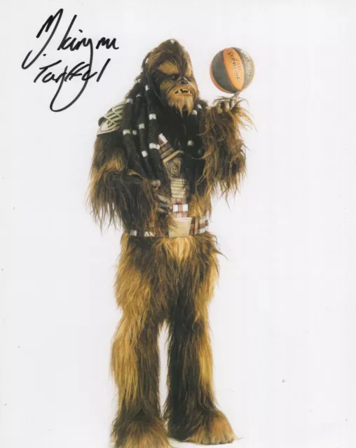 Star Wars 8x10 photo signed by Australian Wookie actor Michael Kingma