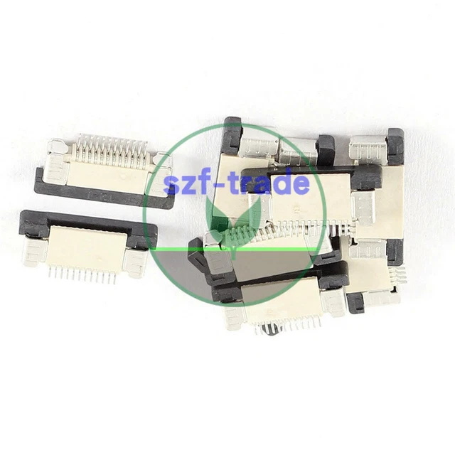 10 Connecteurs FPC/FFC 10 Broches 1.0mm - Neufs