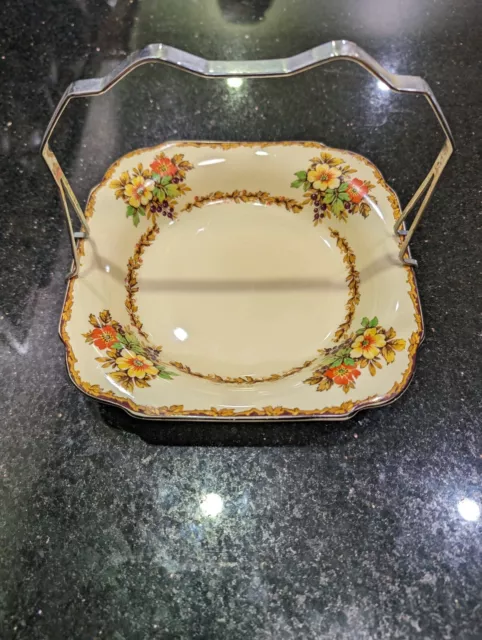 Rare Vintage Myott Staffordshire 19cm Cake Serving Plate England