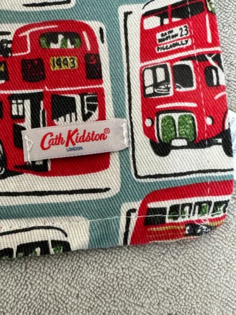 Toalla de té de cocina Cath Kidston Londres dos pisos autobús rojo Piccadilly británico 2