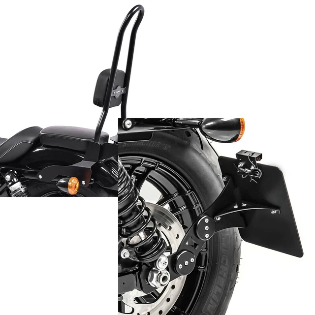 SET SISSY BAR + Side License Plate Holder S20 £234.71 PicClick UK