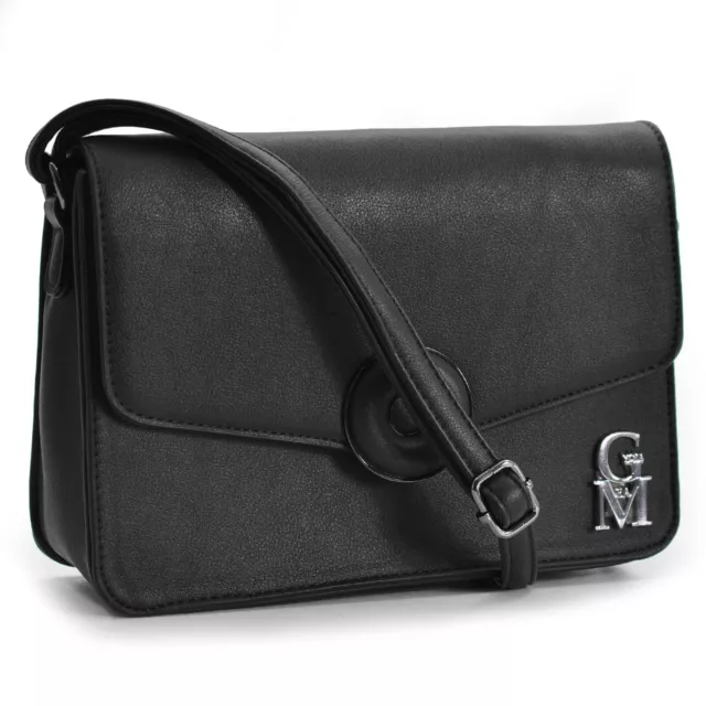 Tasche Handtasche GM Mailand Frau Schultergurt Single Tönung Neu Mode Girl Edel