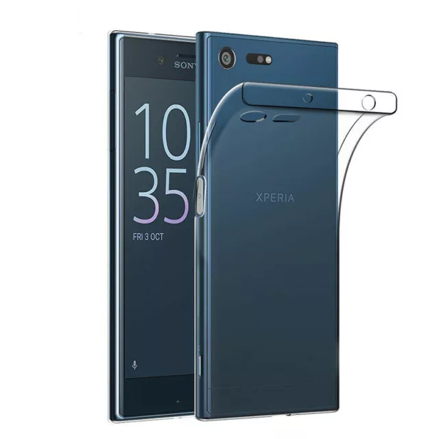 Crystal Clear TPU Cover Case Skin For Sony Xperia XZ Premium XZ1 XZ3 XA1 XA2 L1