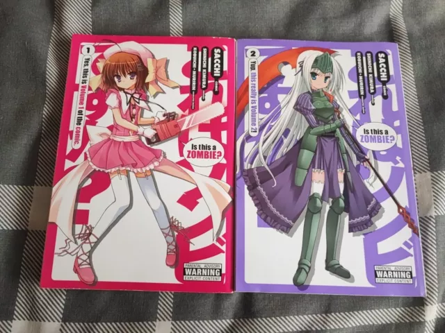 Is This a Zombie? Manga Volume 1 & 2 by Shinichi Kimura Paperback, 2012 English