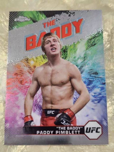Topps Chrome UFC 2024 Paddy Pimblett aka The Baddy