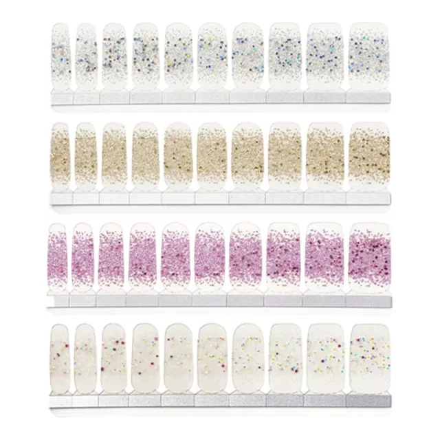 Pack of 20 Nail Stickers Creative Adhesive Nail Art Decal Manicure Decoration