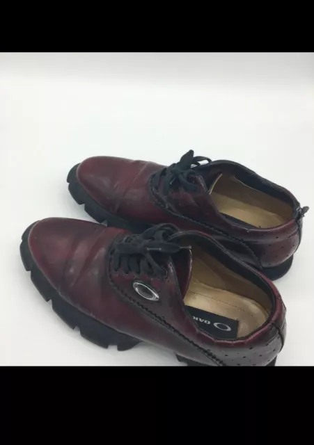 Chaussures de golf homme smoking Oakley en cuir marron à 440 $ 8,5 3