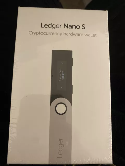 Ledger Nano S  Cryptocurrency Hardware Wallet - Black