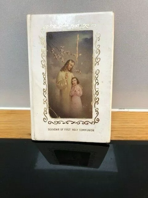 Vintage Souvenir Of First Holy Communion "My Junior Mass Book" 1980 Inscribed 