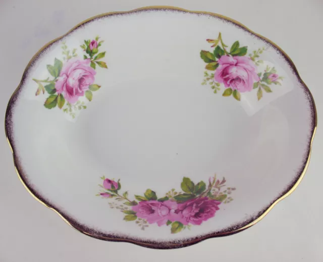 Oval Serving Bowl Royal Albert American Beauty England vintage bone china