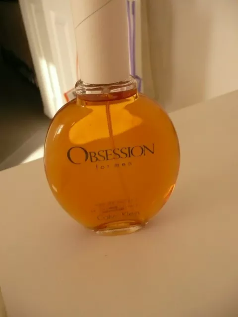 Obsession Calvin Klein Men's  Vintage 4 oz 125 ml Eau De Toilette Spray Bottle