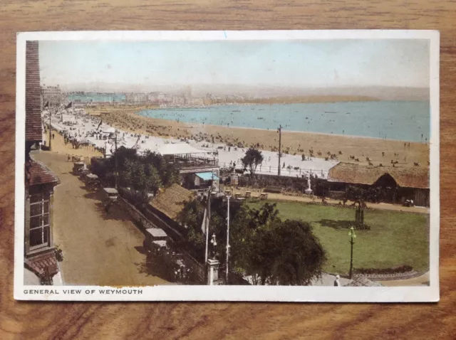 Vintage Postcard General View of Weymouth  Free Postage 3