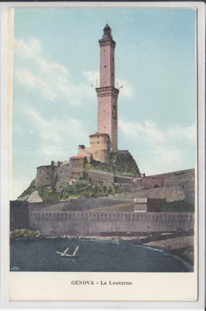 AK Genova, Liguria, La Lanterna, um 1900