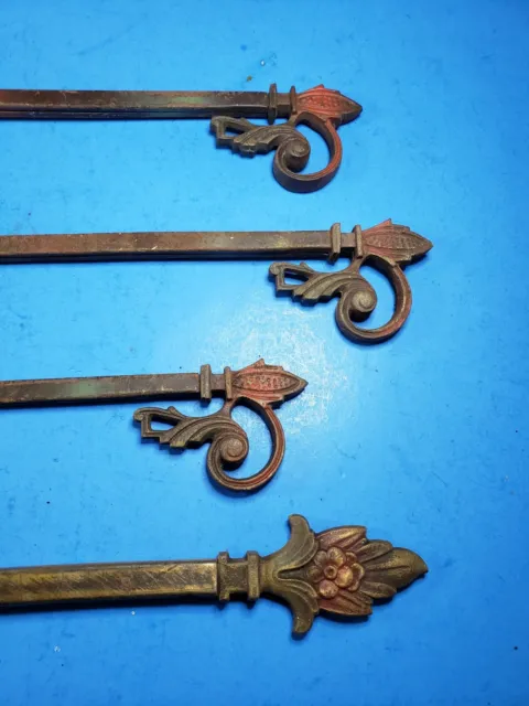 Vintage Curtain Rods Swing Arm 4 Units 5