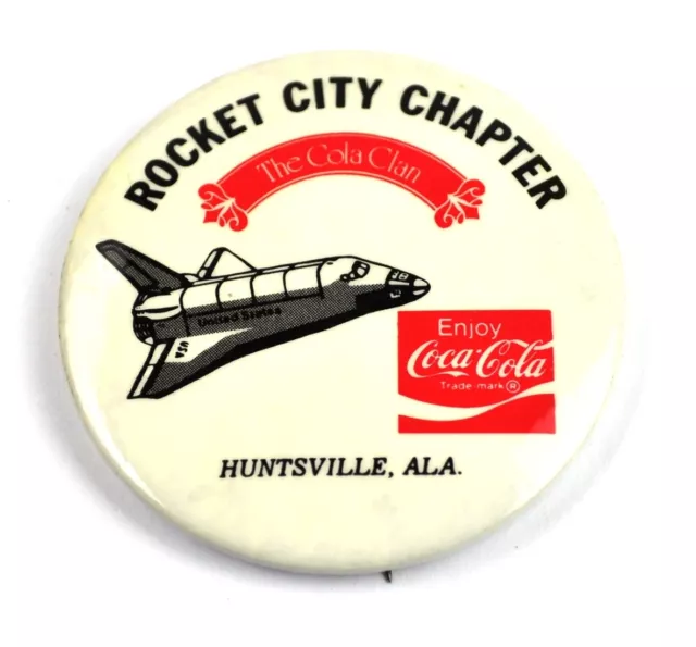 Coca Cola Coke Pin Button Badge Anstecknadel USA Rocket City Space Shuttle 3