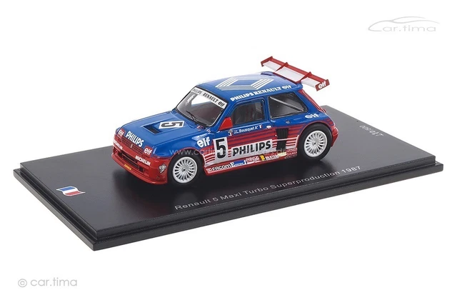 Renault R5 Maxi Turbo 1987 Jean-Louis Bousquet - Spark SF054 1/43 - Neuve