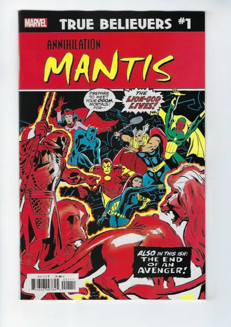 True Believers: Annihilation - Mantis # 1 (Marvel 2019), Nm New