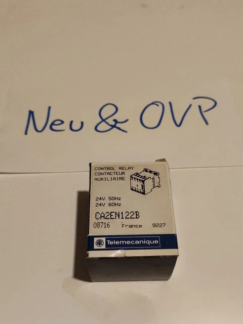 Telemecanique ca2en122b contactor Control Replay Auxiliaire 24V 50Hz 08716 9227