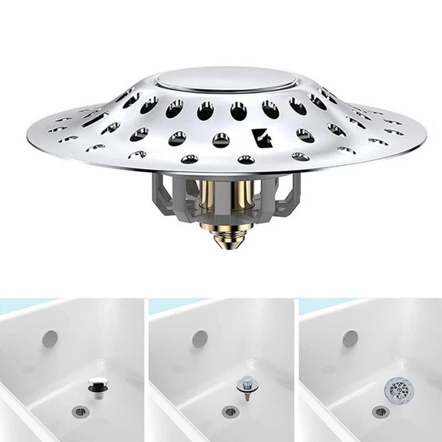 Coladores Tapón de baño Accesorios Baño 1 pieza Acero Inoxidable Antideslizante