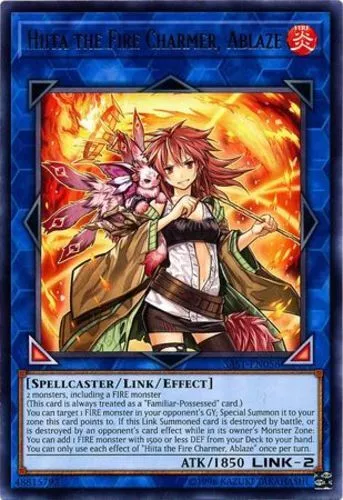 Hiita the Fire Charmer, Ablaze - SAST-EN056 - Rare - Unlimited Edition x1 - Ligh