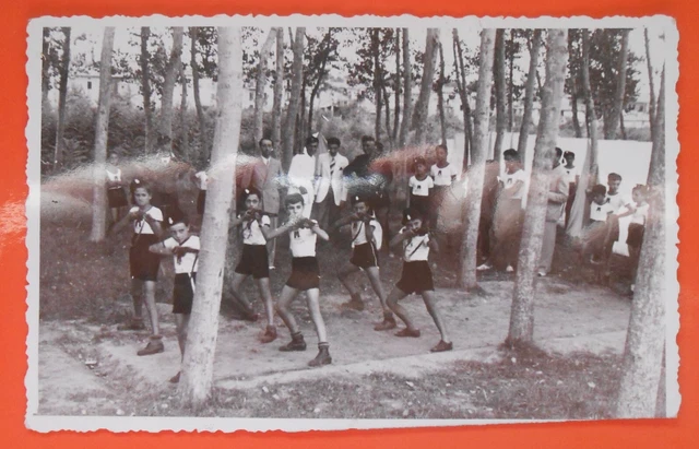 Fotografia anni 30 Balilla Gatteo a Mare colonia