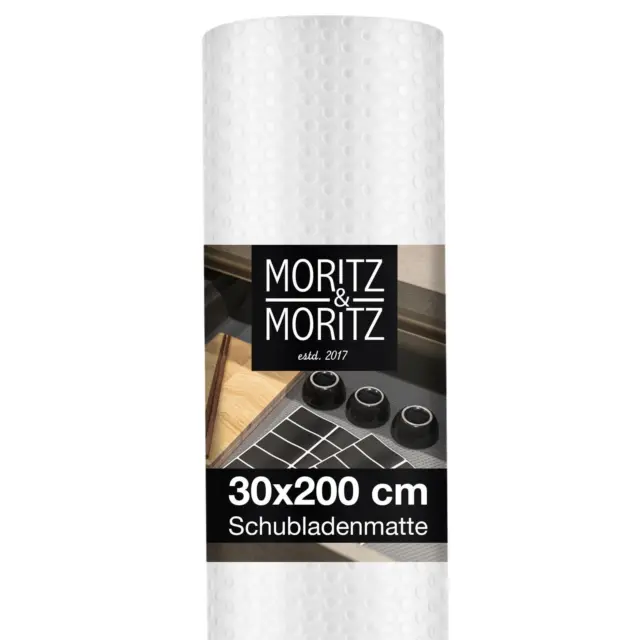 Moritz & Moritz Kitchen - Juego de 4 alfombrillas de cajón con pegatinas de pizarra
