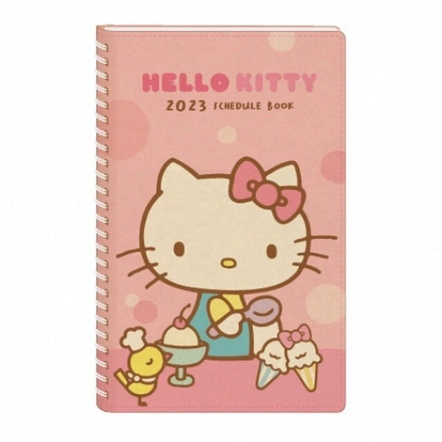 SANRIO HELLO KITTY Schedule Book 2023 System Notebook EUR 76,09