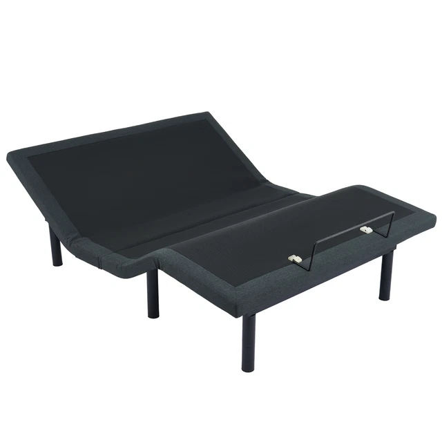 KING BED FRAME Adjustable Bed Base with Remote Underbed Lights 2 USB