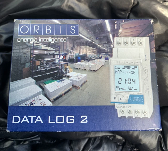 Temporizador Hager Orbis OB172012N Data Micro Plus-Interruptor De