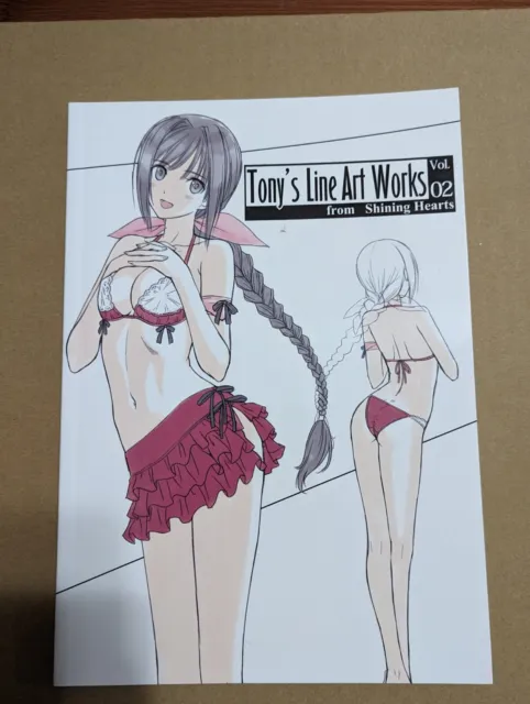 Tony's Line Art Works Vol.2 from Shining Hearts Tony Taka T2 ART WORKS