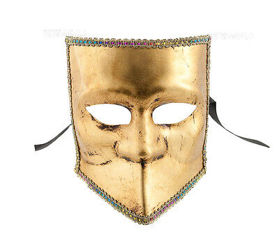 Mask from Venice Bauta Golden - Mask Venetian Authentic Made IN Italy 20