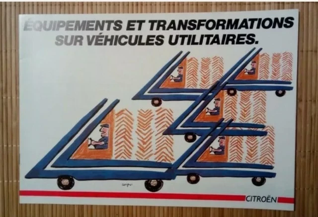 Citron Page De Garde BROCHURE PUBLICITAIRE CITROËN Illustrateur page de garde Savignac de 15
