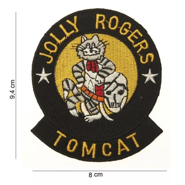 US Navy Strike Fighter Squadron Jolly Rogers Tomcat USMC Patch Aufnäher WK2