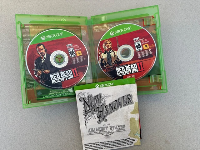 XBOX ONE RED Dead Redemption II RDR2 entrambi i dischi con mappa EUR 27 ...