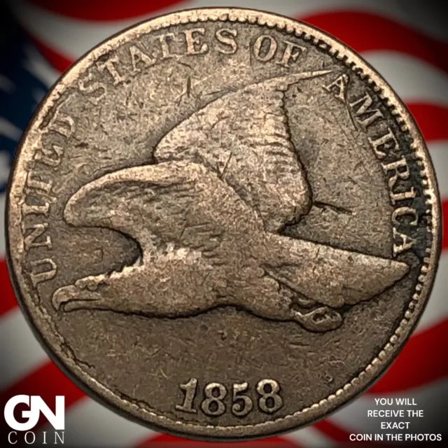1858 Flying Eagle Cent  Q3900