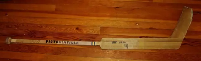 1970's Philadelphia Flyers Goalie Stick Signed Bernie Parent Marcel Pelletier!