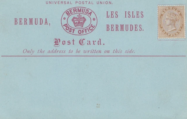 Bermuda : Postal Card - Linéaire Utilisé