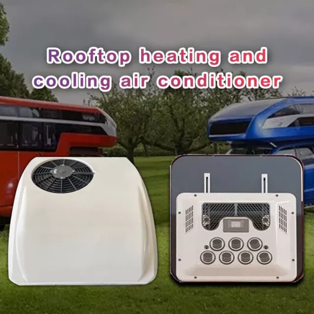 12/96V Truck Caravan RV Heat & Cool RV Air Conditioner Electric Rooftop AC Unit