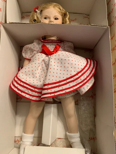 Shirley Temple Stand Up and Cheer Danbury Mint Dolls of the Silver Screen NIB