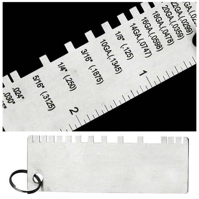 WIRE GAUGE THICKNESS Measuring Tool Wire/Sheet Metal Measurement Gage