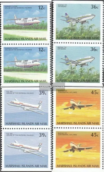 Marshall-Islands 217Do/You-220Do/You vertical Couple (complete.issue.) unmounted