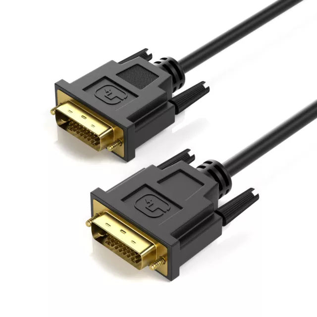 2m DVI Kabel | DVI-D 24+1 High Speed | 3D Full HD 1080p max 2560×1600 zwei meter