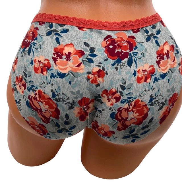 VINTAGE 1990's Floral HIPHUGGER Panties by JOCKEY Medium Sissy Low Rise