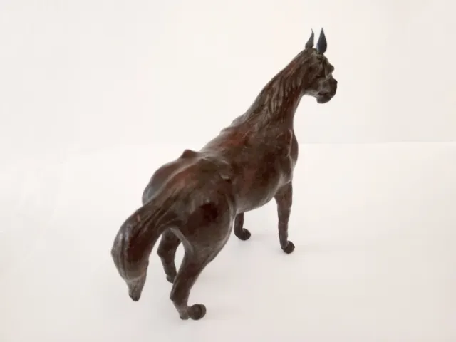 Vintage Leather Horse From Around The 1960s 3