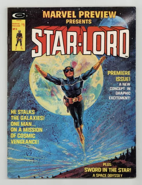 Marvel Preview #4 VG+ 4.5 1976 1st app. and origin Star-Lord