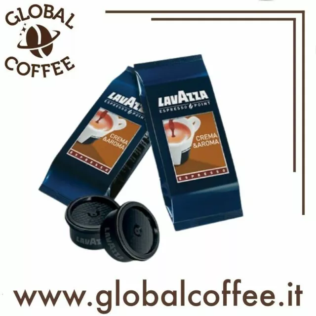 400 Capsule Caffe' Lavazza Espresso Point Crema E Aroma Cialde Fresche Originali