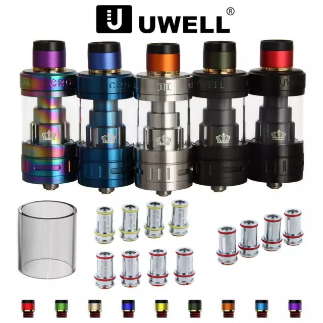 Uwell Crown 3 III Clearomizer | Verdampfer Köpfe | Coils | Ersatzglas | Glas