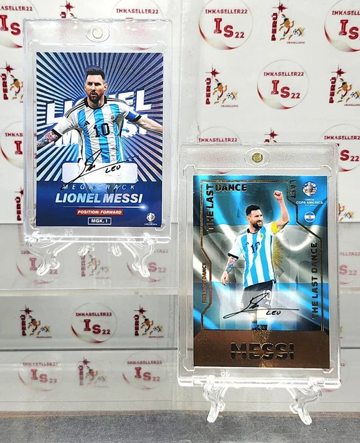 2024 Copa America USA MGK Limited Edition Lionel Messi Auto Printed Card - Argentina